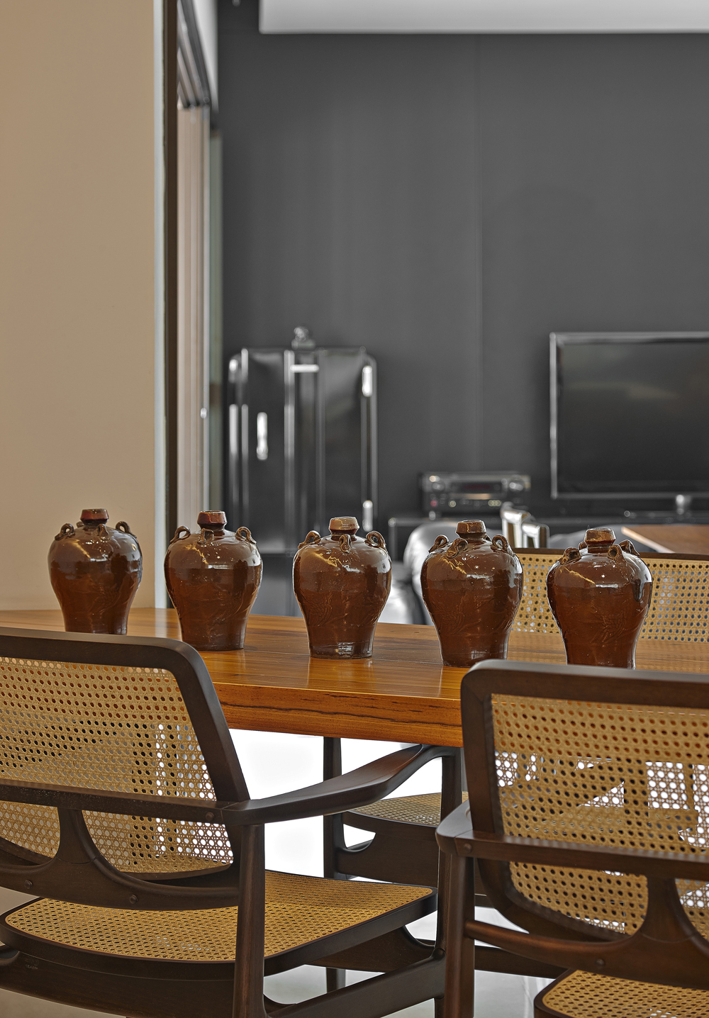 Decoração de: Detalhes  - vasos de cerâmica; Casa de Valentina