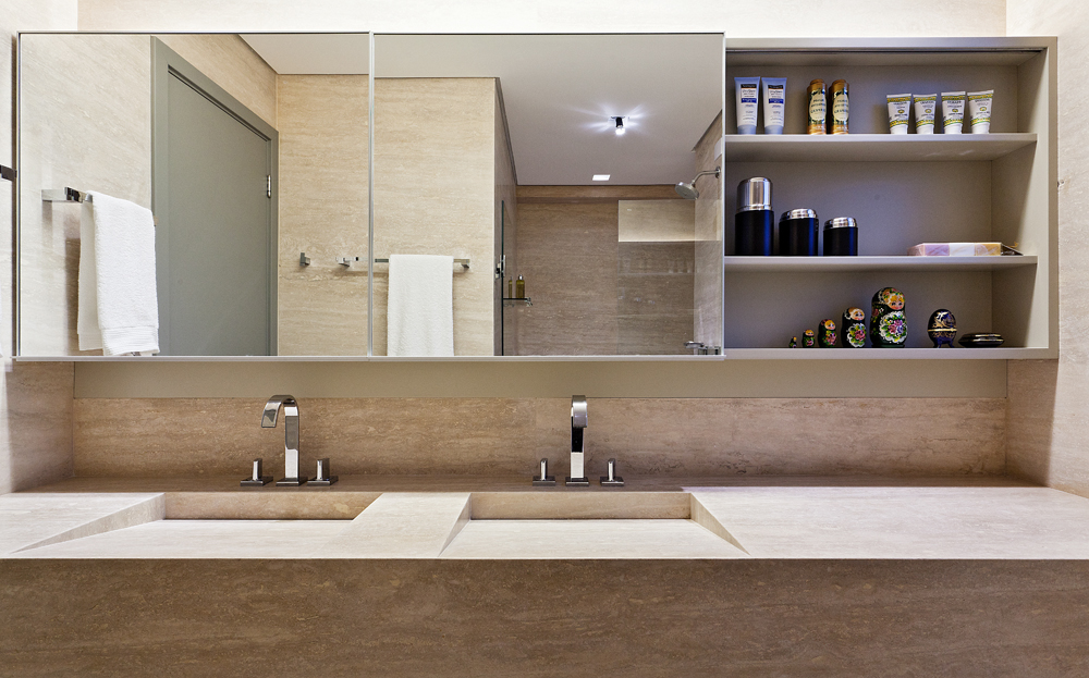 Decoração de: Banheiro; minimalista; Casa de Valentina
