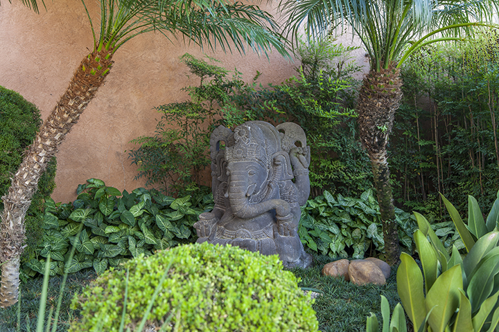 Decoração de: Detalhes; estátua Ganesh; Casa de Valentina