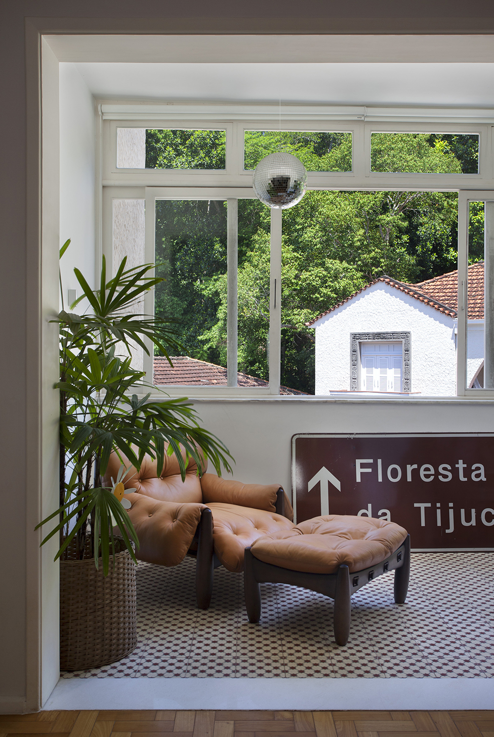 Decoração de: Varanda; poltrona Mole; Casa de Valentina