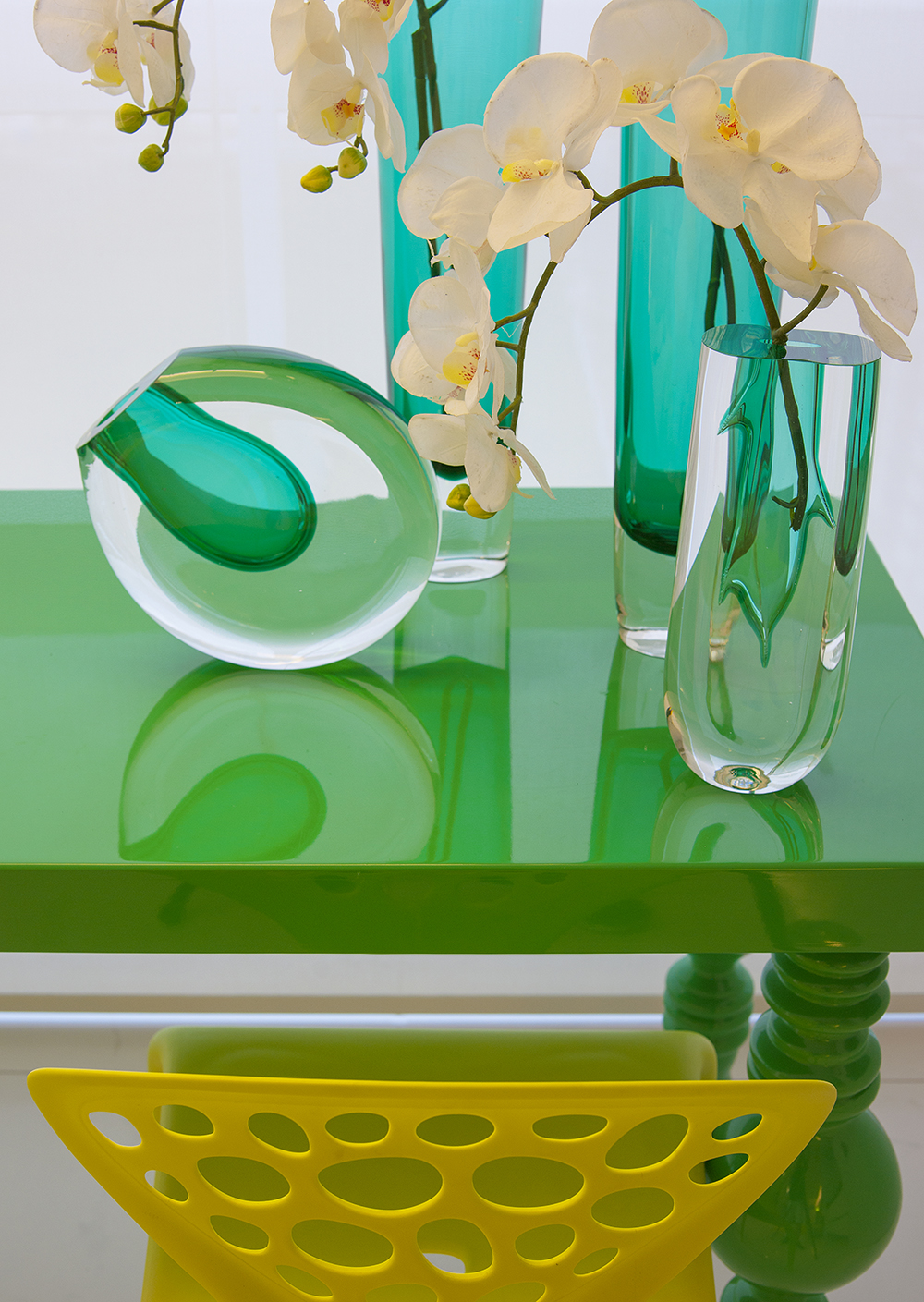 Decoração de: Detalhes; vasos verdes; Casa de Valentina