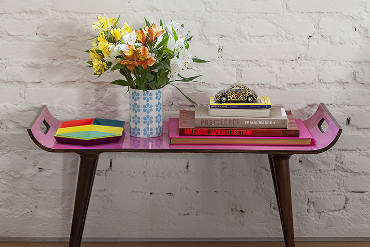 Decoração de: Detalhes; mesa rosa; Casa de Valentina